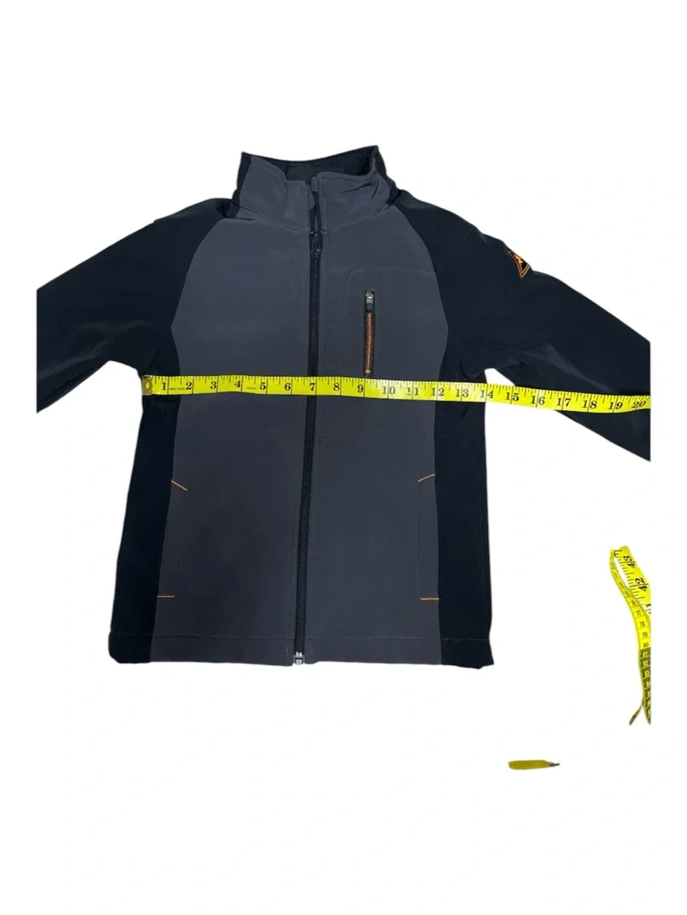 Crane Kids Grey & Black Softshell Outdoor Jacket - Size S 5-6 years Windproof